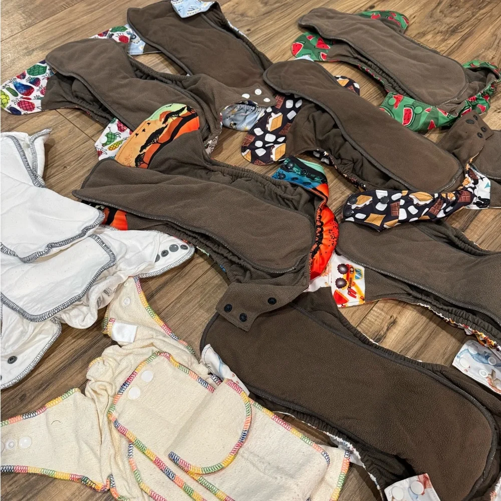 Lot of happy bee hind cloth diapers super soakers